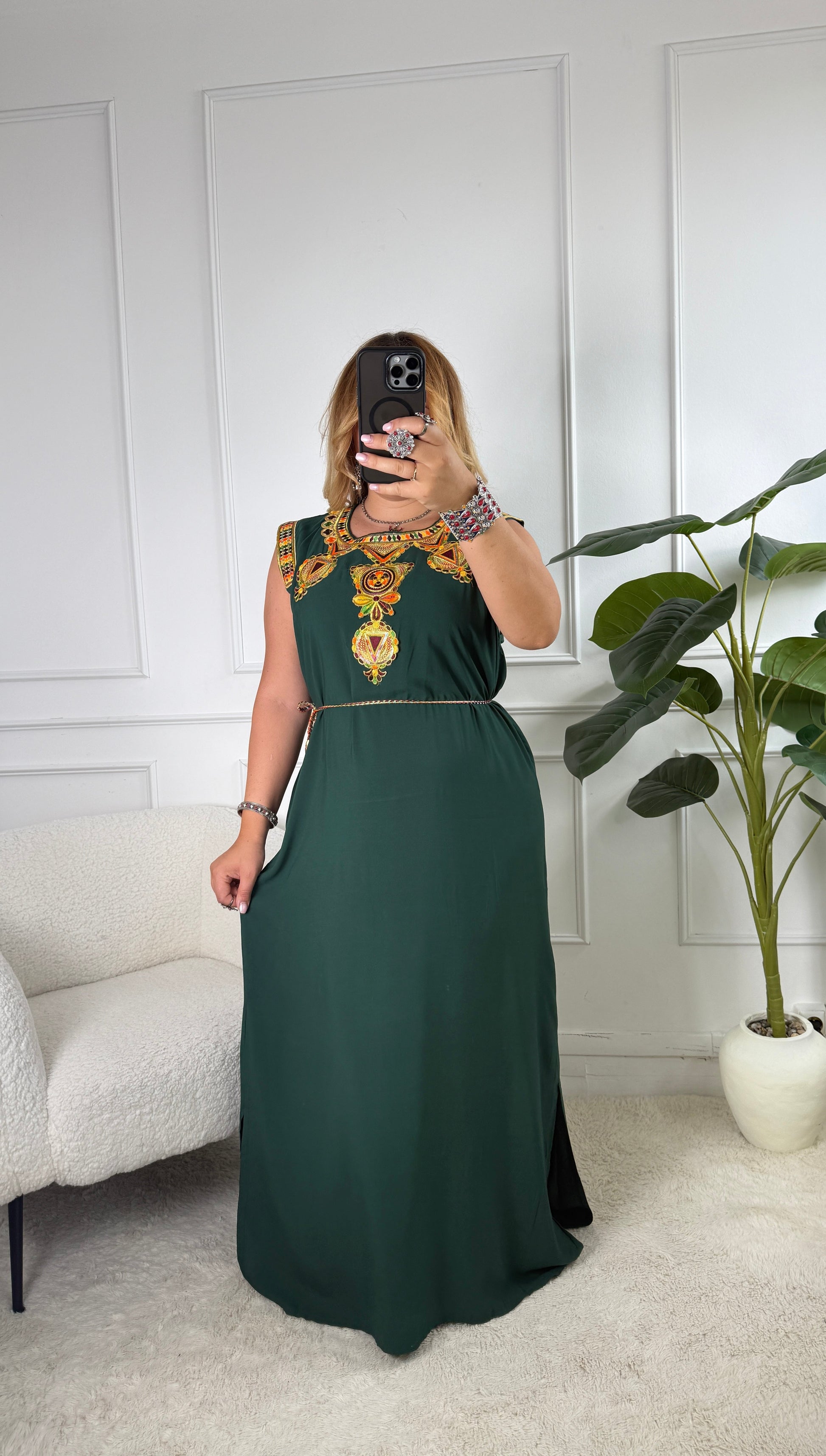 Robe de maison kabyle — Modèle Yelli