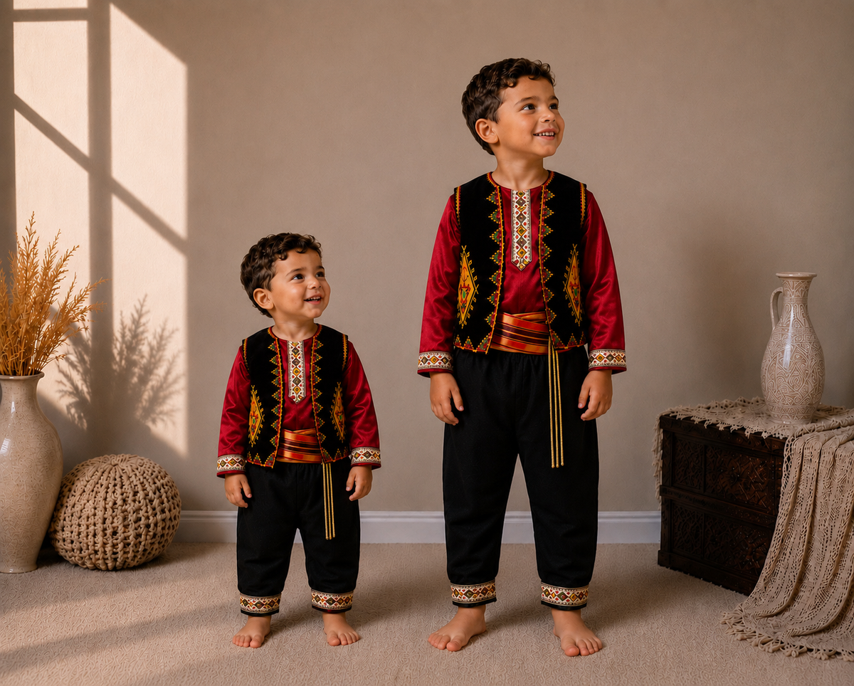 Tenus traditionnelles kabyle garçon Robes Kabyles