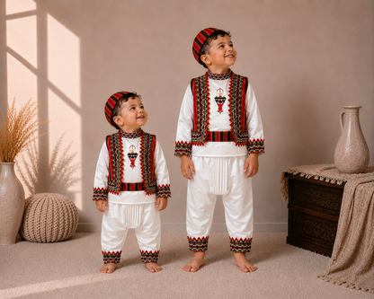 Tenue traditionnelle kabyle Thara - Idéale pour cérémonie de circoncision Robes Kabyles