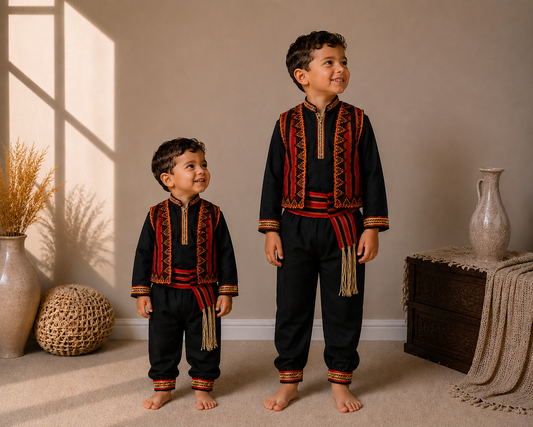 Tenue traditionnelle kabyle Thara - Idéale pour cérémonie de circoncision Robes Kabyles